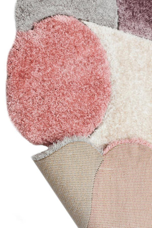 Florida Multi Shaggy Thick Plush Rug 5221