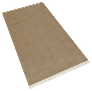 Yoga Washable Stain Proof Beige Kitchen Rug 5013