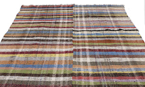 Chaput Over Dyed Kilim Rug 6'5'' x 7'9'' ft 196 x 237 cm