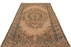 Naturel Over Dyed Vintage Rug 5'0'' x 8'1'' ft 153 x 246 cm