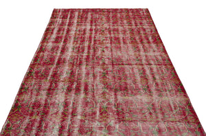 Naturel Over Dyed Vintage Rug 5'7'' x 9'1'' ft 171 x 276 cm