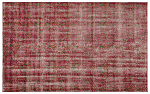 Naturel Over Dyed Vintage Rug 5'7'' x 9'1'' ft 171 x 276 cm