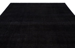 Gray Over Dyed Vintage XLarge Rug 9'7'' x 12'10'' ft 292 x 392 cm