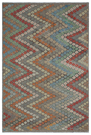 Naturel Over Dyed Kandahar Rug 5'9'' x 8'4'' ft 175 x 253 cm