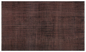 Brown Over Dyed Vintage Rug 5'11'' x 9'12'' ft 181 x 304 cm