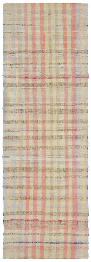 Chaput Over Dyed Kilim Rug 3'4'' x 10'0'' ft 102 x 305 cm