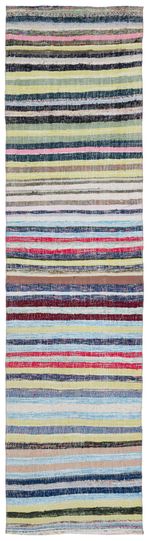 Chaput Over Dyed Kilim Rug 2'11'' x 10'11'' ft 88 x 332 cm