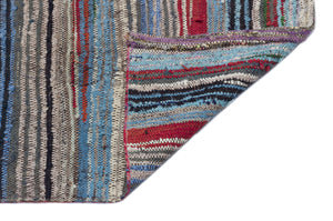 Chaput Over Dyed Kilim Rug 4'6'' x 9'1'' ft 138 x 276 cm