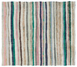 Chaput Over Dyed Kilim Rug 4'8'' x 5'4'' ft 142 x 163 cm