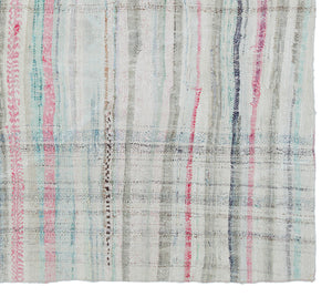 Chaput Over Dyed Kilim Rug 6'6'' x 6'11'' ft 198 x 210 cm