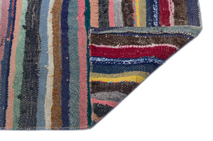 Chaput Over Dyed Kilim Rug 3'10'' x 9'7'' ft 117 x 293 cm