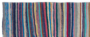 Chaput Over Dyed Kilim Rug 3'10'' x 9'7'' ft 117 x 293 cm