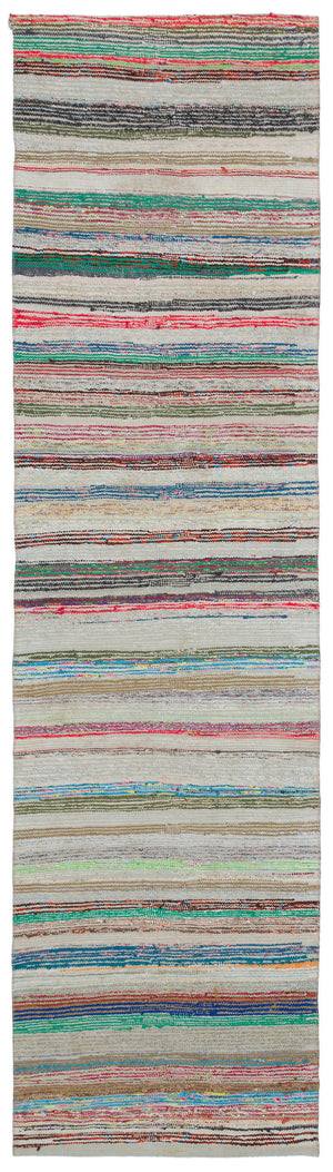 Chaput Over Dyed Kilim Rug 2'10'' x 10'6'' ft 86 x 320 cm