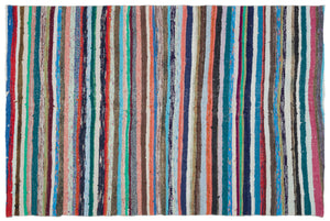 Chaput Over Dyed Kilim Rug 5'5'' x 8'4'' ft 165 x 255 cm