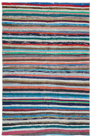 Chaput Over Dyed Kilim Rug 5'5'' x 8'4'' ft 165 x 255 cm