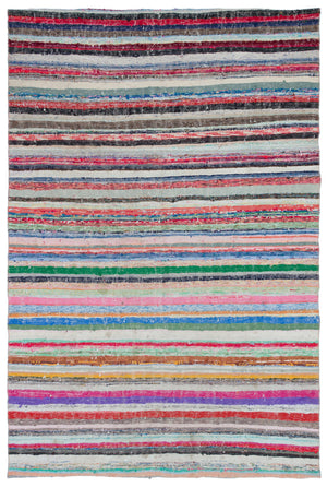 Chaput Over Dyed Kilim Rug 5'8'' x 8'4'' ft 173 x 255 cm