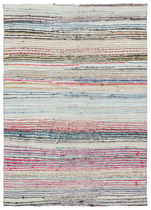 Chaput Over Dyed Kilim Rug 4'4'' x 6'2'' ft 131 x 187 cm