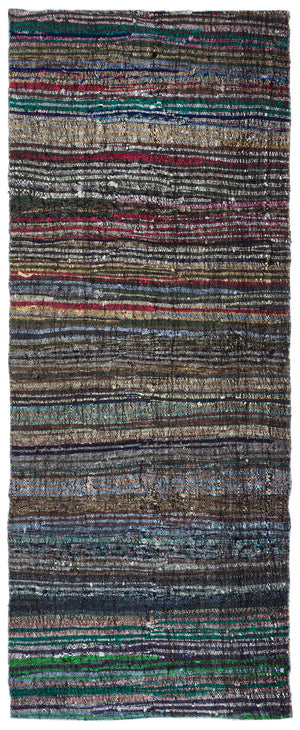 Chaput Over Dyed Kilim Rug 4'0'' x 9'12'' ft 123 x 304 cm