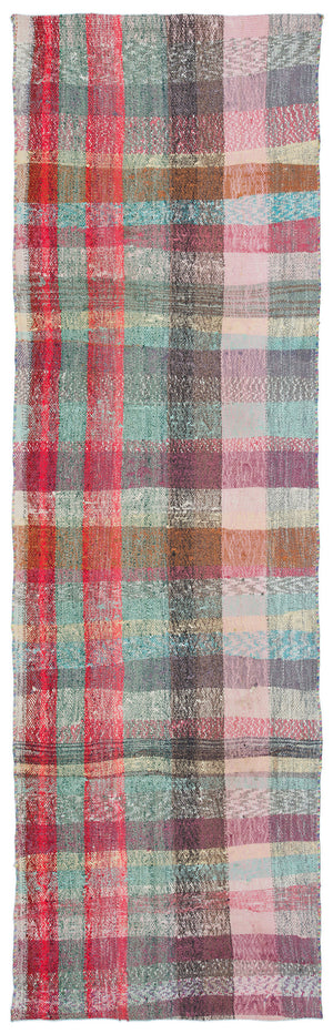 Chaput Over Dyed Kilim Rug 2'10'' x 9'4'' ft 86 x 285 cm