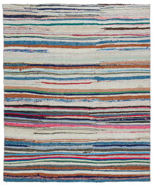 Chaput Over Dyed Kilim Rug 5'3'' x 6'5'' ft 160 x 195 cm