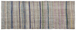 Chaput Over Dyed Kilim Rug 3'5'' x 8'12'' ft 104 x 274 cm