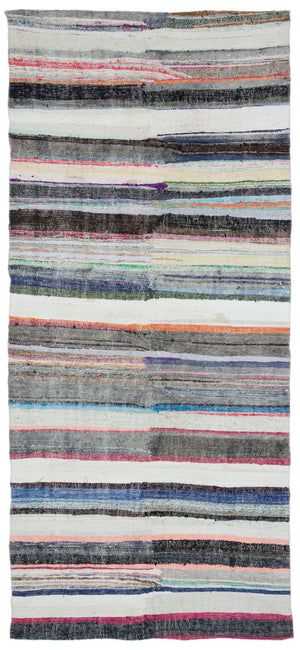 Chaput Over Dyed Kilim Rug 4'11'' x 10'10'' ft 151 x 330 cm