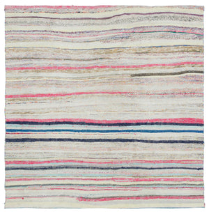 Chaput Over Dyed Kilim Rug 5'1'' x 5'2'' ft 155 x 157 cm