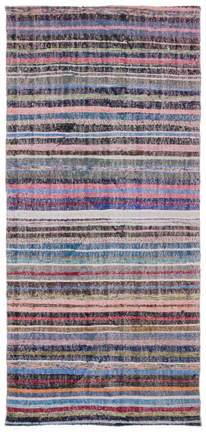 Chaput Over Dyed Kilim Rug 4'6'' x 9'10'' ft 138 x 300 cm