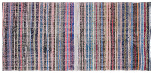 Chaput Over Dyed Kilim Rug 4'6'' x 9'10'' ft 138 x 300 cm