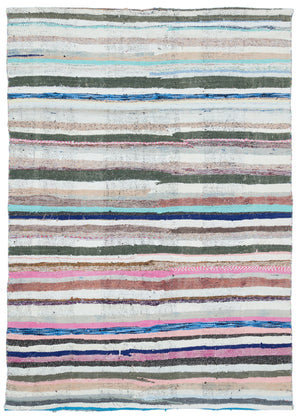 Chaput Over Dyed Kilim Rug 5'3'' x 7'3'' ft 160 x 222 cm