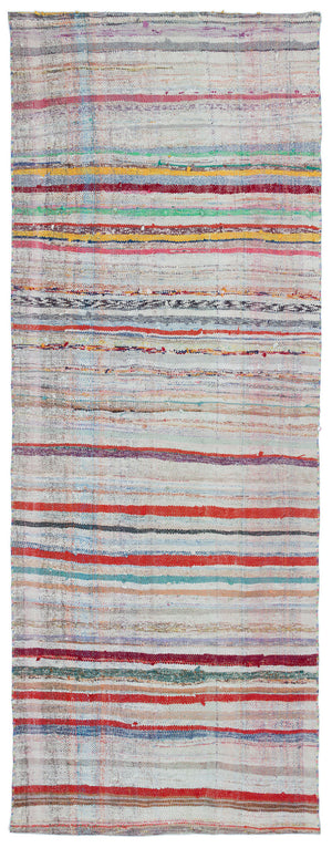 Chaput Over Dyed Kilim Rug 3'4'' x 8'10'' ft 102 x 270 cm