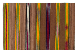 Chaput Over Dyed Kilim Rug 4'8'' x 6'11'' ft 141 x 211 cm