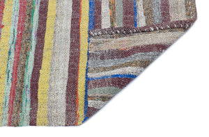 Chaput Over Dyed Kilim Rug 3'3'' x 7'9'' ft 100 x 237 cm