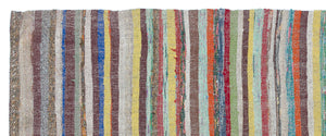 Chaput Over Dyed Kilim Rug 3'3'' x 7'9'' ft 100 x 237 cm