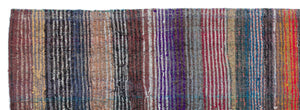 Chaput Over Dyed Kilim Rug 3'5'' x 10'2'' ft 105 x 310 cm