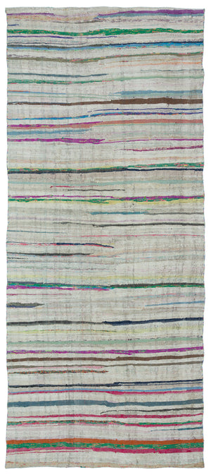 Chaput Over Dyed Kilim Rug 5'8'' x 13'1'' ft 172 x 398 cm