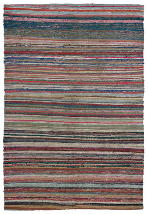 Chaput Over Dyed Kilim Rug 5'8'' x 8'4'' ft 173 x 253 cm