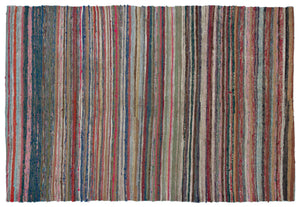 Chaput Over Dyed Kilim Rug 5'8'' x 8'4'' ft 173 x 253 cm