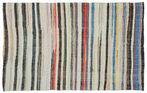 Chaput Over Dyed Kilim Rug 5'9'' x 8'10'' ft 174 x 270 cm