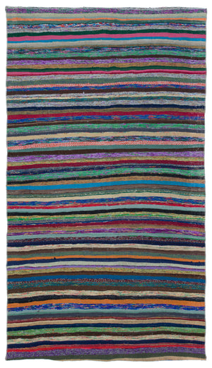 Chaput Over Dyed Kilim Rug 5'3'' x 9'2'' ft 159 x 280 cm