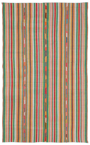 Chaput Over Dyed Kilim Rug 5'5'' x 8'8'' ft 165 x 264 cm