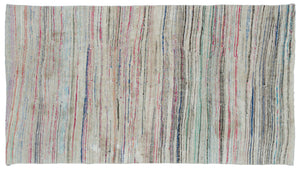 Chaput Over Dyed Kilim Rug 4'4'' x 7'8'' ft 131 x 234 cm