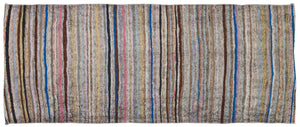 Chaput Over Dyed Kilim Rug 3'8'' x 8'11'' ft 113 x 273 cm