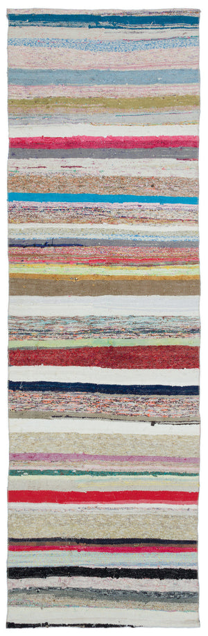 Chaput Over Dyed Kilim Rug 3'1'' x 10'0'' ft 94 x 305 cm