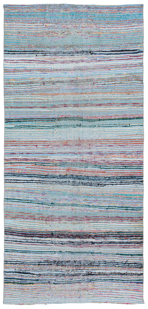 Chaput Over Dyed Kilim Rug 4'4'' x 9'3'' ft 132 x 282 cm