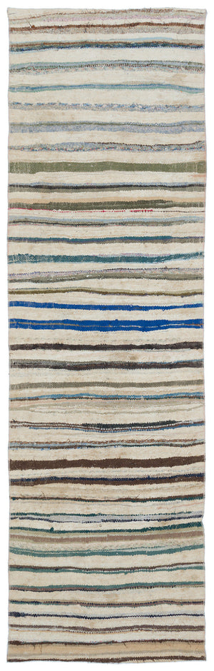 Chaput Over Dyed Kilim Rug 2'11'' x 9'5'' ft 88 x 288 cm