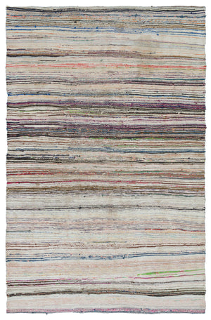 Chaput Over Dyed Kilim Rug 5'4'' x 8'1'' ft 162 x 247 cm