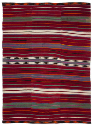 Chaput Over Dyed Kilim Rug 6'5'' x 8'9'' ft 195 x 266 cm