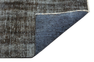 Gray Over Dyed Vintage Rug 5'9'' x 9'9'' ft 176 x 297 cm