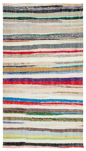 Chaput Over Dyed Kilim Rug 5'9'' x 10'2'' ft 174 x 309 cm